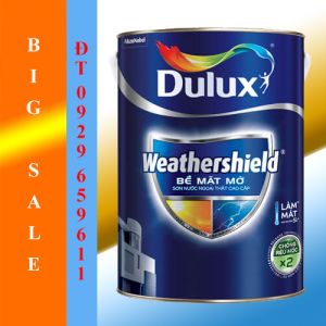 Sơn ngoại thất cao cấp DULUX WEATHERSHIELD Bề mặt mờ – BJ8 – 5L