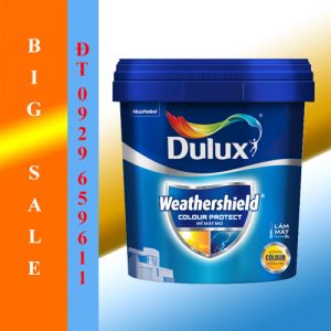 Sơn ngoại thất cao cấp DULUX WEATHERSHIELD COLOUR PROTECT Bề mặt mờ E015 - 1L