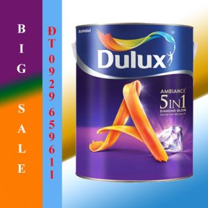 Sơn nội thất siêu cao cấp Dulux ambiance 5in1 Diamond glow Siêu bóng 66AB - 1L