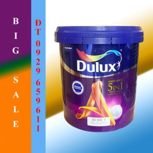 Sơn nội thất siêu cao cấp Dulux ambiance 5in1 pearl glow, Bóng mờ - 66A - 15L