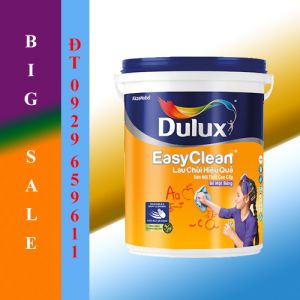 Sơn nội thất cao cấp Dulux Easyclean lau chùi hiệu quả, Bề mặt bóng - A991B - 5L