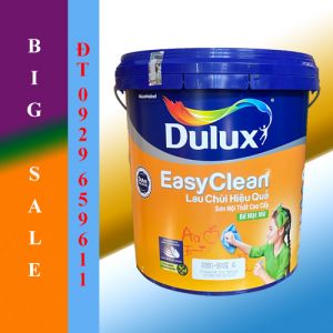 Sơn nội thất cao cấp Dulux Easyclean lau chùi hiệu quả, Bề mặt mờ - A991 - 15L