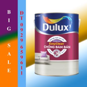 Sơn nội thất cao cấp Dulux Easyclean chống bám bẩn kháng virus bề mặt Bóng Z966B - 1L