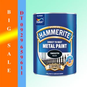 Sơn thép - kim loại Hammerite direct to rust, Bề mặt Bóng - NR7 - SM - 0,75 Lít