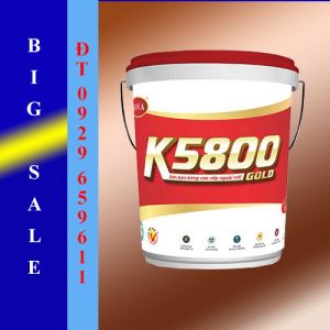 Sơn ngoại thất bán bóng K5800 -Gold - 4 kg