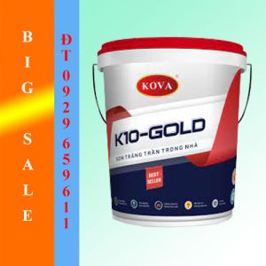 Sơn nội thất trắng trần chuyên dụng K10-Gold - 25kg